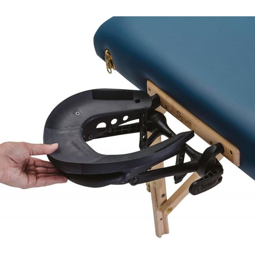  EARTHLITE Massage Table Face Cradle FLEX-REST - Self-Adjusting, Flexible Platform with Strata Memory Foam Face Pillow (NEW MODEL)