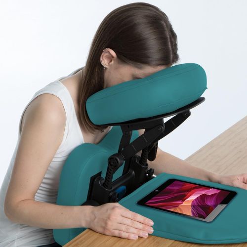  EARTHLITE Travelmate Massage Support System Package - Face Down Desk & Tabletop Massage Kit, Vitrectomy recovery equipment