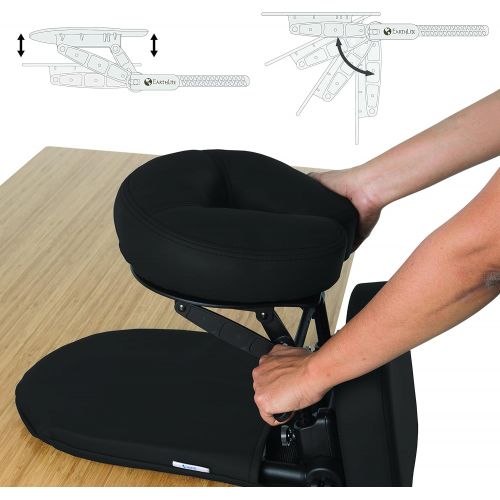  EARTHLITE Travelmate Massage Support System Package - Face Down Desk & Tabletop Massage Kit, Vitrectomy recovery equipment