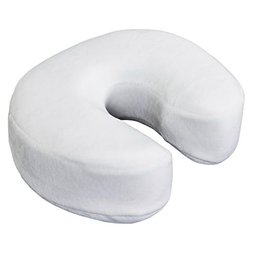  EARTHLITE Massage Face Cradle Cushion MEMORY FOAM - Massage Table & Massage Chair Headrest Pillow w Washable Fleece Cover