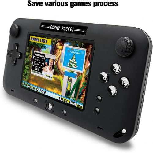  [아마존베스트]EASEGMER Handheld Games for Kids Adult, Built-in 2000+ Retro Handheld Video Games with 16 TF Card - 4 LCD Electronic Learing Games Console with 16 Bit Game Controller for Travel an