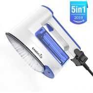 [아마존 핫딜]  [아마존핫딜]EASEHOLD Steamer Iron for Clothes Garment Steamer Portable Handheld 5 in 1 Flat and Hang Ironing for Travel Dewrinkle Fabric 100ml (Blue)