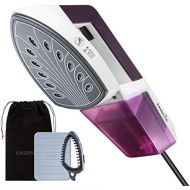 [아마존 핫딜] EASEHOLD Steam Iron Garment Steamer Clothes Steamer Handheld 2 in 1 Flat and Hang Dry and Steamer Ironing Portable for Travel Dewrinkle Fabric (Purple)