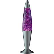 EASYLIGHT Lavalampe lila Violett Glitterleuchte Jenny E14 25W inklusive Leuchtmittel Geschenk Weihnachten Retro Leuchte Glitzer Stimmungslicht