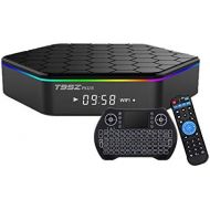 EASYTONE T95Z Plus Android TV Box 3GB 32GB,Android 7.1 TV Box Amlogic Octa-Core,Dual-Band Wi-Fi 2.45.8G Smart Boxes Android Mini PC with Wireless Keyboard Remote (Backlit)