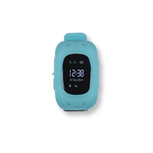  EASYmaxx Kinder Smartwatch | Smart Watch mit GPS Funktion, Elektrisches Digital Armband fuer Jungen und Madchen | SOS Telefon, Standortlokalisierung, Tracker [Blau]