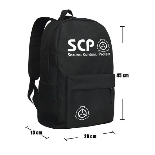  EB ACAD SCP Foundation Backpack Creative Japan Anime School Bag for Children Students