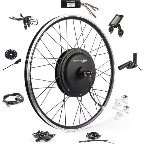  EBIKELING Waterproof Ebike Conversion Kit for Electric Bike 26 Front or Rear Wheel Electric Bicycle Hub Motor Kit