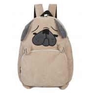 EBISSY Dog Shape Backpack [ Cute Troubled Face Pug ] Animal Daypack For Girls