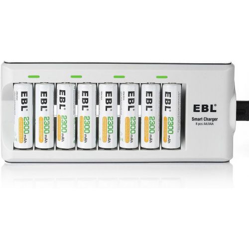  [아마존베스트]EBL 16-Pack AA Rechargeable Batteries (ProCyco 2800mAh) with AA AAA Battery Charger