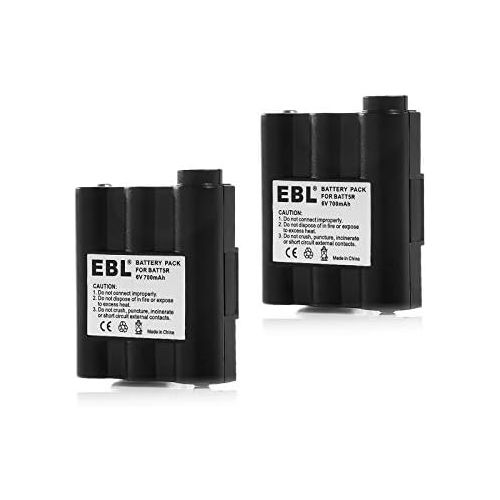  [아마존베스트]EBL BATT5R AVP7 Replacement Rechargeable Battery for GXT Walkie Talkie GXT1000 GXT1050 GXT850 GXT860 GXT900 GXT950 and More, 2 Pack