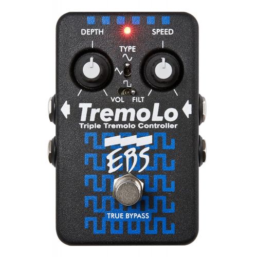  EBS TremoLo Triple Bass Tremolo Controller Pedal with Stereo Out