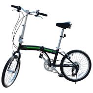 EBS Folding Bike, Commuter Folding Bicycle 20, Shimano Gear 6 Speed, Wanda tire