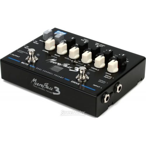 EBS MicroBass 3 2-channel Preamp Pedal Demo