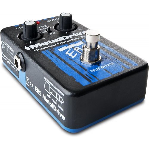  EBS Metal Drive High Gain Bass Distortion Overdrive Pedal