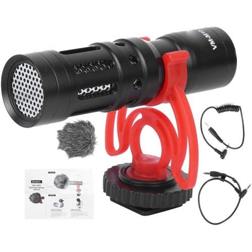  EBTOOLS SLR Camera Microphone with Hi Fi Sound 3.5mm Audio Cable for Digital SLR Camera/Camera/Mobile Phone/DJI
