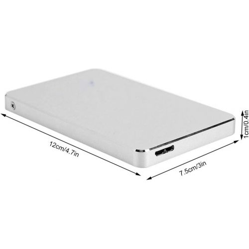  EBTOOLS Portable External Hard Disk, Mobile HDD USB 3.0 AntiVibration NonNoise 500GB for Desktop Laptop