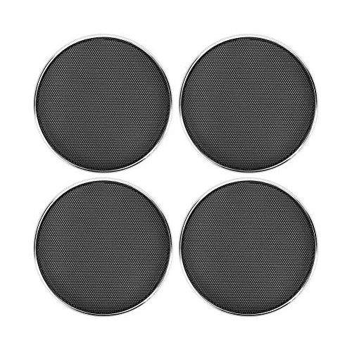  EBTOOLS 4 Inch Black Car Audio Speaker Grill Protective Film Frame Change Parts (4 Pieces)