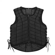 EBTOOLS Horse Riding Equestrian Vest, Black Unisex Guard Vest Protective Body Protector Gear