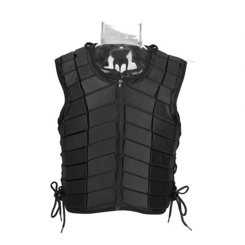  EBTOOLS Horse Riding Equestrian Vest, Black Unisex Guard Vest Protective Body Protector Gear