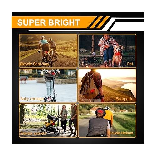  smart bike tail light USB rechargeable bicycle turn signals with remote control rear bike light waterproof safety warning back lights bike alarm for night riding mountain