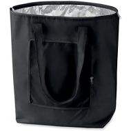 eBuyGB 25 Litre Cool Bag Which Folds Down For Easy Carrying Foldable Cooler Bag (Black)