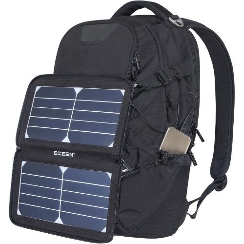  [아마존베스트]ECEEN Solar Charger Panel with 10W High Efficiency Sunpower Cells & Smart USB Output for Smart Mobile Phone Tablets Device Power Supply Waterproof Portable Foldable Travel Camping