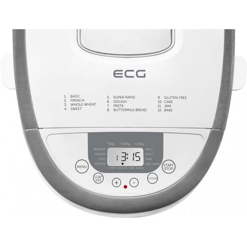  [아마존베스트]ECG PCB 82120 Bread Maker Plastic, White