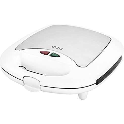  [아마존베스트]ECG S 3993in 1Sandwich Maker, Stainless Steel/Plastic White S, WHITE