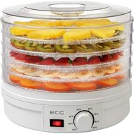 [아마존베스트]ECG SO 375 250 W for drying fruit, vegetables, herbs, meat and other food, velvet five compartments 32 cm, running temperature control 35-70 degrees celcius, overheating protection