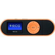 [아마존베스트]ECG PMP 20 4GB Black&Orange MP3 Player - MP3, WMA, WAV; Internal Memory 4 GB; Voice Recorder, Headphone Input, USB 2.0; In-Ear Headphones Orange / Black
