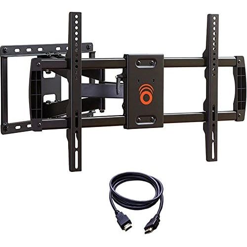  [아마존베스트]ECHOGEAR Full Motion Articulating TV Wall Mount Bracket for Most 37-70 inch LED, LCD, OLED and Plasma Flat Screen TVs w/VESA Patterns up to 600 x 400-16 Extension - EGLF1-BK