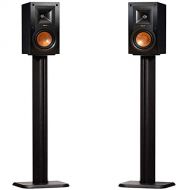 ECHOGEAR Universal Floor Speaker Stands Vibration Absorbing MDF Design Works with Klipsch, Polk, JBL & Other Bookshelf Speakers Or Studio Monitors Includes Sound Iso Pads & Car