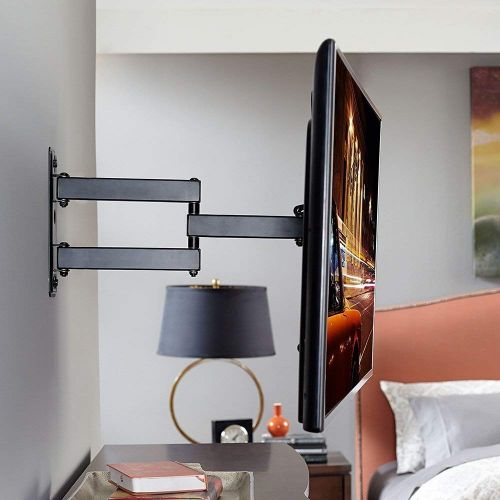  ECHOGEAR Full Motion TV Wall Mount Bracket for 26-55 Inch TVs  Extend, Tilt and Swivel Your TV - Easy Single Stud Install