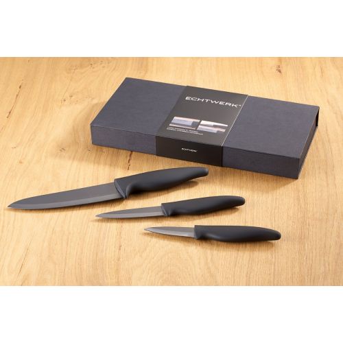  Echtwerk EW-KM-0140 Keramikmesser Set 3tlg Pro Black Edition