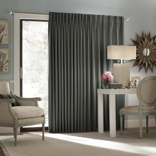  Eclipse Thermal Blackout Patio Door Curtain Panel, 100-Inch x 84-Inch, Wheat