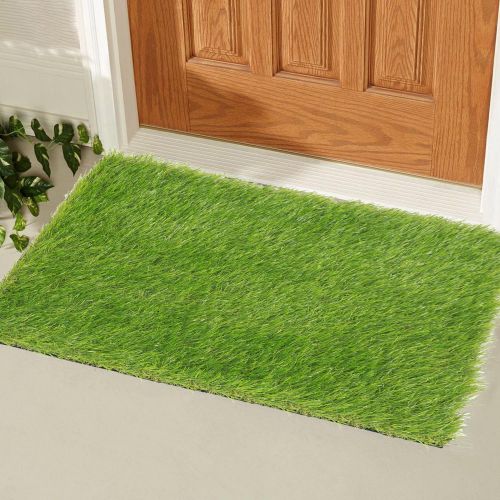  ECO MATRIX Artificial Grass Dog Training Door Mat Pee Pad Fake Grass Doormat Pet Turf Soft Green Lawn Rug Synthetic Grass Carpet