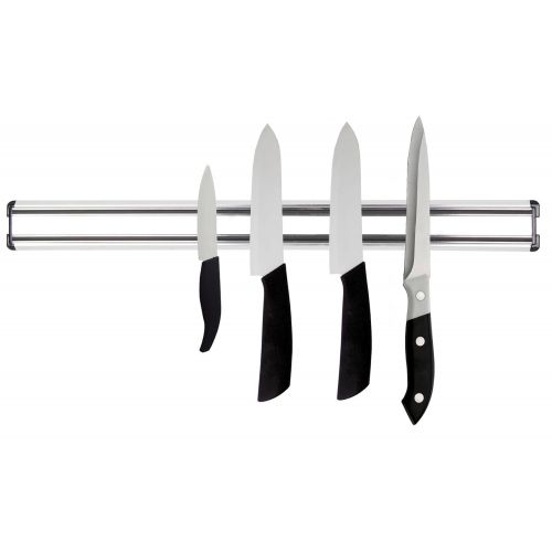  ECO-BEST(TM) Aluminum Kitchen Wall Magnetic Knife Holder - Storage Strip - Kitchen Knife Bar 18 inch - Never Rust