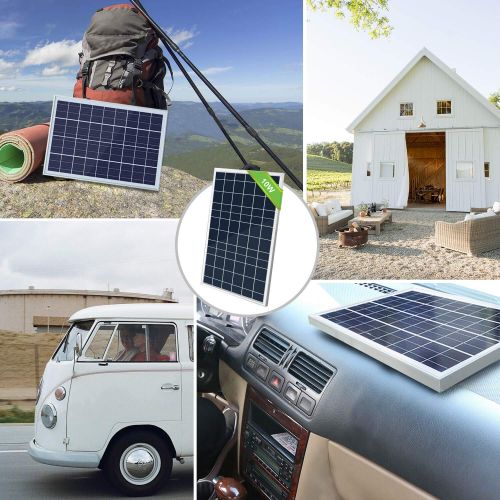  ECO-WORTHY 10W Solar Panel 10 Watt 12 Volt Pv Solar Module,Solar Cell Panel