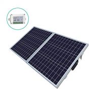 ECO-WORTHY 100 W Watt Portable Kits -100W 2x50W Folding PV Solar Panel 12V RV Boat Off Grid W 15A Charge Controller