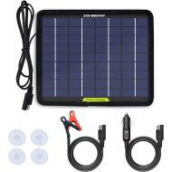 [아마존 핫딜]  [아마존핫딜]ECO-WORTHY 12 Volts 5 Watts Portable Power Solar Panel Battery Charger Backup for Car Boat Batteries