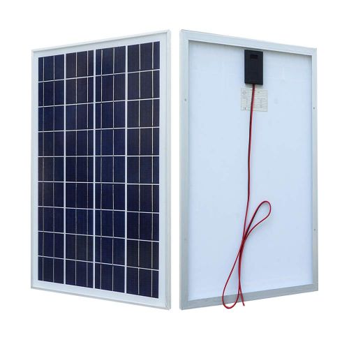  [아마존 핫딜]  [아마존핫딜]ECO-WORTHY ECOWORTHY 12V 25W Sonnenkollektorsystem: 1pc 25W Polykristallines PV-Panel mit 3 Draht- und 30A-Batterieklemmen mit 6-Fuss-Verlangerungskabel & 3A 12V / 24V-Sonnenkollektor