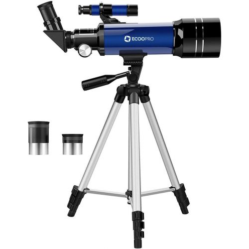  [아마존베스트]ECOOPRO Telescope for Kids Beginners Adults, 70mm Astronomy Refractor Telescope with Adjustable Tripod & Carry Bag- Perfect Telescope Gift for Kids