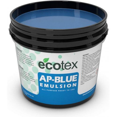  Ecotex AP-Blue - All Purpose Ready to Use Screen Printing Emulsion (1 Pint)