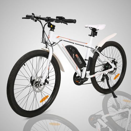  ECOTRIC New City Travel 26 Electric Bike Mountain 350W Power 36V/9AH Lithium Battery City Ebike  Most Parts Have Been Assembled Before Packaging  21.12 mph/h Pure Electric Maxi