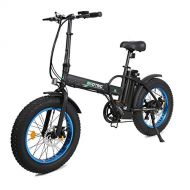 ECOTRIC 20 New Fat Tire Folding Electric Bike Beach Snow Bicycle ebike 500W Electric Moped Electric Mountain Bicycles …