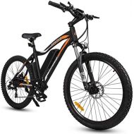 ECOTRIC Mountain EBike Electric Bicycle Bike 26 Alloy Frame with 500W Powerful Motor 36V/13Ah Lithium Suspension Fork (Black)