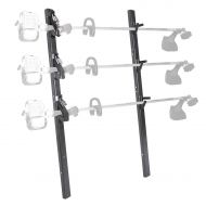 ECOTRIC 3-Place Trimmer Rack Holder Carrier Mount On Pickup/Trailer w/Lock 1 Pair