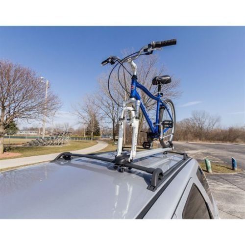  ECOTRIC Car SUV Fork Mounted Roof Rack Single Bike Lightweight aluminum construction Bicycle Carrier - House Deals