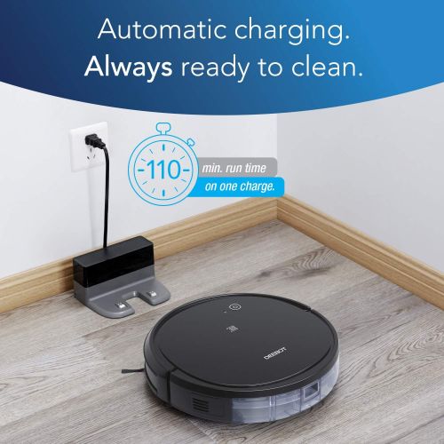  [아마존핫딜][아마존 핫딜] ECOVACS DEEBOT 500 Robotic Vacuum Cleaner with Max Power Suction, Up to 110 min Runtime, Hard Floors & Carpets, App Controls, Self-Charging, Quiet